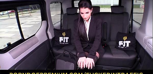  VIP SEX VAULT - Pierced brunette Jocelyn dirty fuck fest with her driver